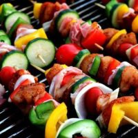 brochettes de légumes